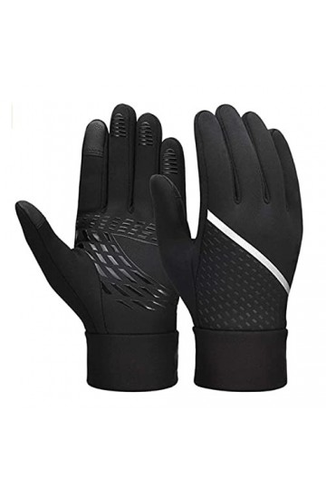 wrtgerht Gants Mitaines Bande antidérapante équitation en Plein air avec Gants dhiver réfléchissants Chauds étanches Femmes 