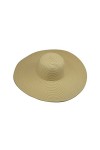 wrtgerht Casquette HatSummer Sun Protection Womens Straw Beach Protection HatFolable Wide-Brim Floppy Baseball Gants Color 