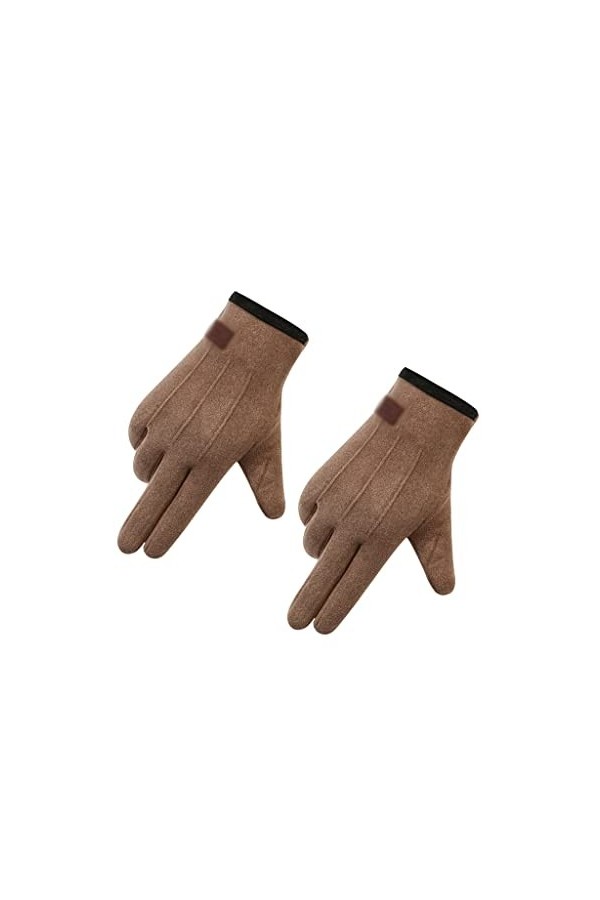 iPeson Doigts Antidérapants Gants Chauds De Chaleur dhiver Gants Doux Vent Extérieur Et À Écran Tactile Froid Gants de Cycli