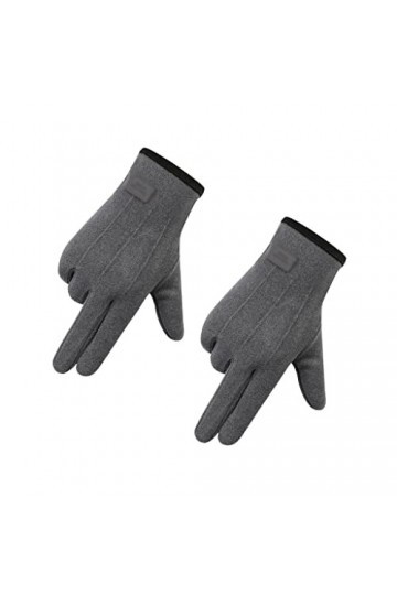 iPeson Doigts Antidérapants Gants Chauds De Chaleur dhiver Gants Doux Vent Extérieur Et À Écran Tactile Froid Gants de Cycli