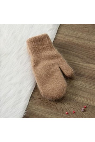 Gants Gloves Moufles Hiver Homme Femme Gants À Double Couche pour Femmes Version Coréenne De Gants pour Femmes À Doigts Plein