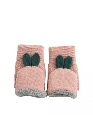 CAILIN Gants Gants Dames Gants à et Velours Chauds for Cyclisme, en 1 Taille Gants et moufles Color : Pink 