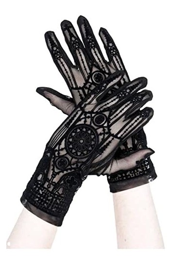 Restyle Cathedral Gants Gothiques Wicca Maille Architecture Velours