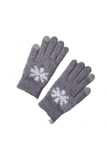 ERICAT Gants tricotés dhiver for femmes, protection des mains à écran tactile, gants tricotés résistants au froid Color : G