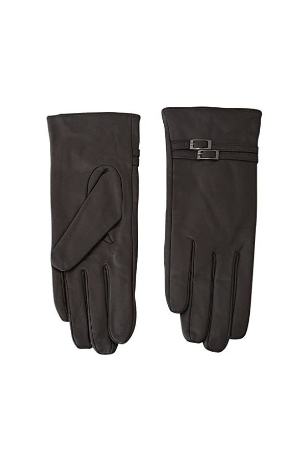 Chapeau-tendance Gants cuir taupe SVEVIA