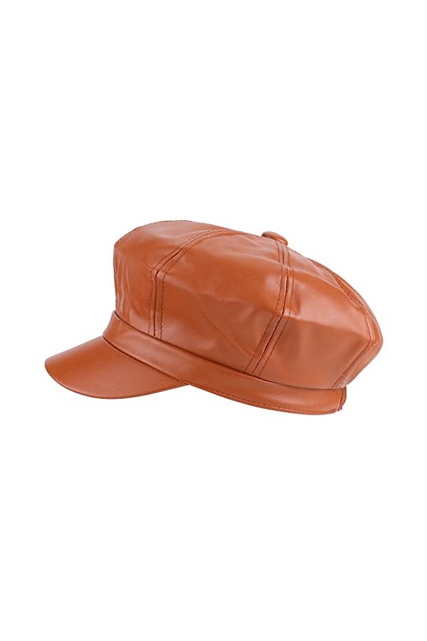 MK MATT KEELY Casquette Femme Chapeau Béret Visière Newsboy Bonnet Classique Français Quatre Saisons,Blanc