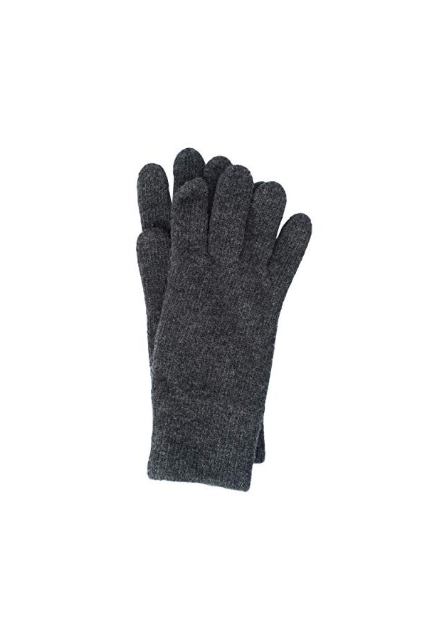 FosterNatur , Gants en laine mérinos pour femme, bordeaux, Large