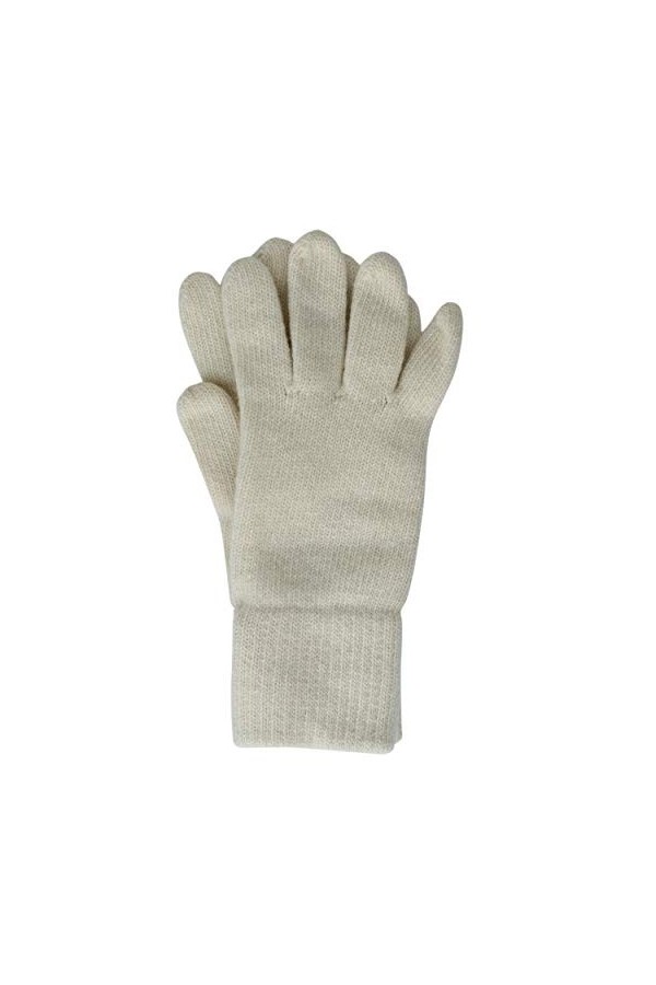 FosterNatur , Gants en laine mérinos pour femme, bordeaux, Large