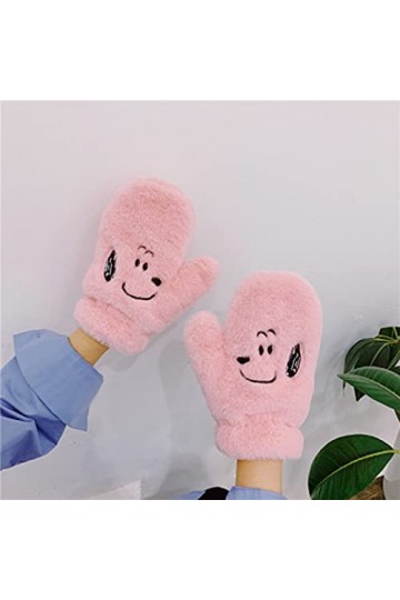 Gants dhiver pour femme - Moufles en cachemire - Motif : Charlie