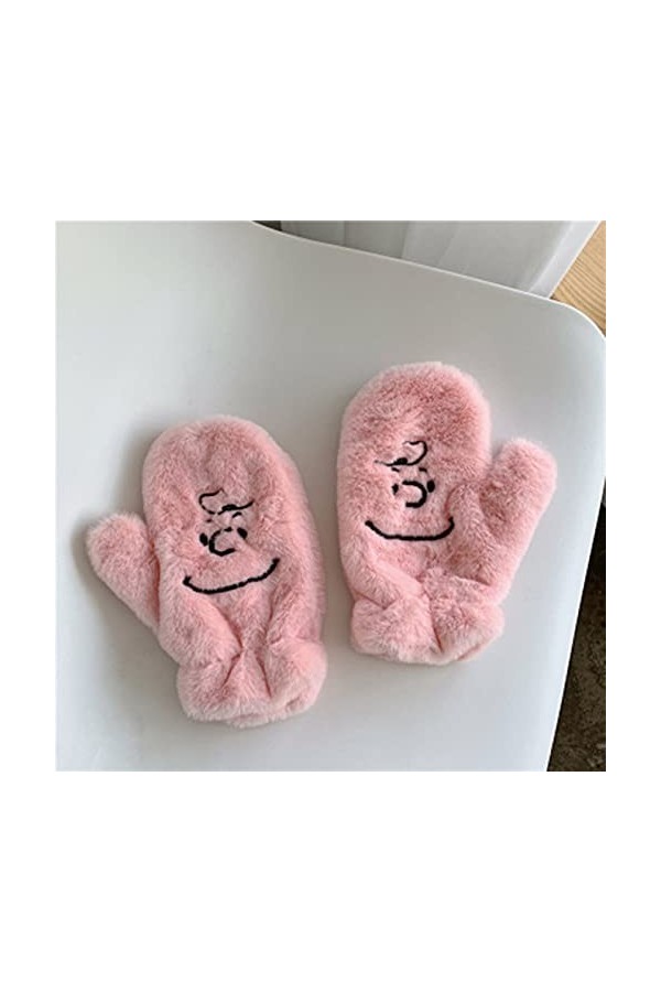 Gants dhiver pour femme - Moufles en cachemire - Motif : Charlie