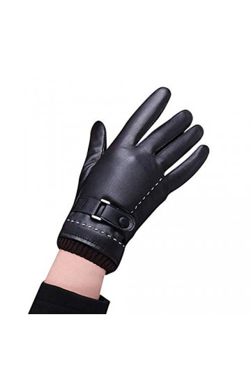 Berrysun Gants Gants dhiver Chauds 1 Paire de Gants for Femmes Gants for Femmes Moufles Color : Black, Size : M 