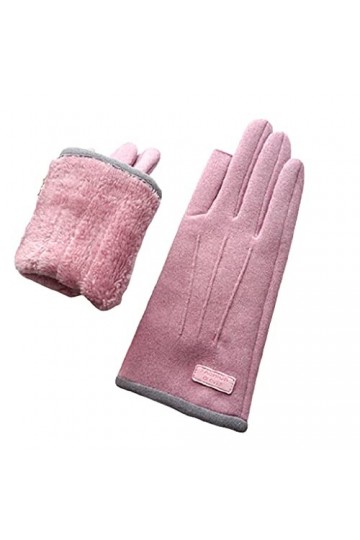 ZAJ Garder au Chaud Gants en Peluche sans Doigts - Gant dhiver for Femmes - Gants Thermiques à Doublure Chaude - Gants dune