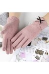 LXESWM Gants Tactiles Touch Gants Décran Hiver Épaississement Chaud Gants Femmes Coupe-Vent Imperméable À Froid Épreuve Exté