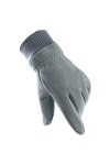 CAILIN Gants Gants dhiver Chauds Gants décran Fleece tactiles extérieur Vent et Le Froid Gants et moufles Color : Gray 