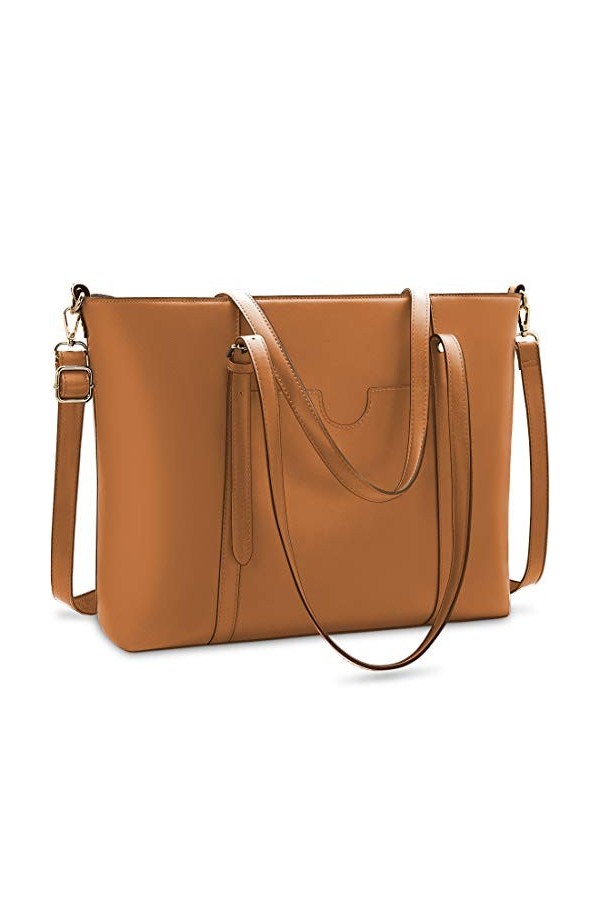 NUBILY Sac Cabas Femmes Grande Capacité PU Cuir Sac de Cours Portable Sac a Main pour Les Cours Imperméable Sac Fourre Tout F