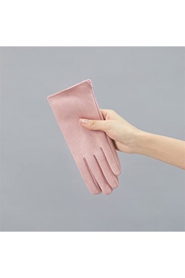 LZQPEARL Hiver Plus Velvet Pull Doigt Tactile écran Tactile Gants de Conduite Femme Cyclisme en Plein air épaissir Le Cuir su