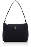 Tommy Hilfiger Poppy Shoulder Bag, Sac Femme, Noir, One Size