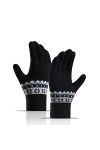 Gants tendance en tricot thermique pour femme pour écran tactile, écran tactile, pour smartphone, cyclisme, course à pied, sp