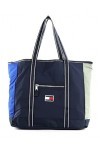 Tommy Hilfiger TJM College Varsity Tote Cobalt Colorblock