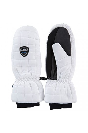 Trespass Pikido Mitaines dhiver légèrement rembourrées, Multicolores, M, Blanco, M Femme