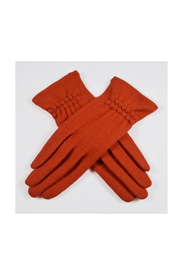 Gants dhiver en laine épais et chauds pour femme - Pour printemps et automne - Moufles douces