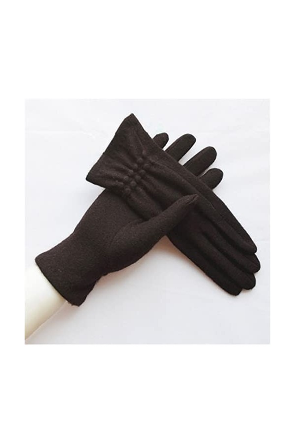 Gants dhiver en laine épais et chauds pour femme - Pour printemps et automne - Moufles douces