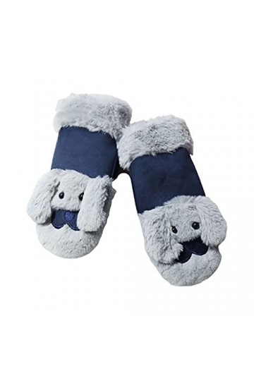 ZAJ Garder au Chaud Gants dhiver Gants Confortables - Temps Froid épaissie Mitaines - Gants Chauds de Femmes avec Doublure e