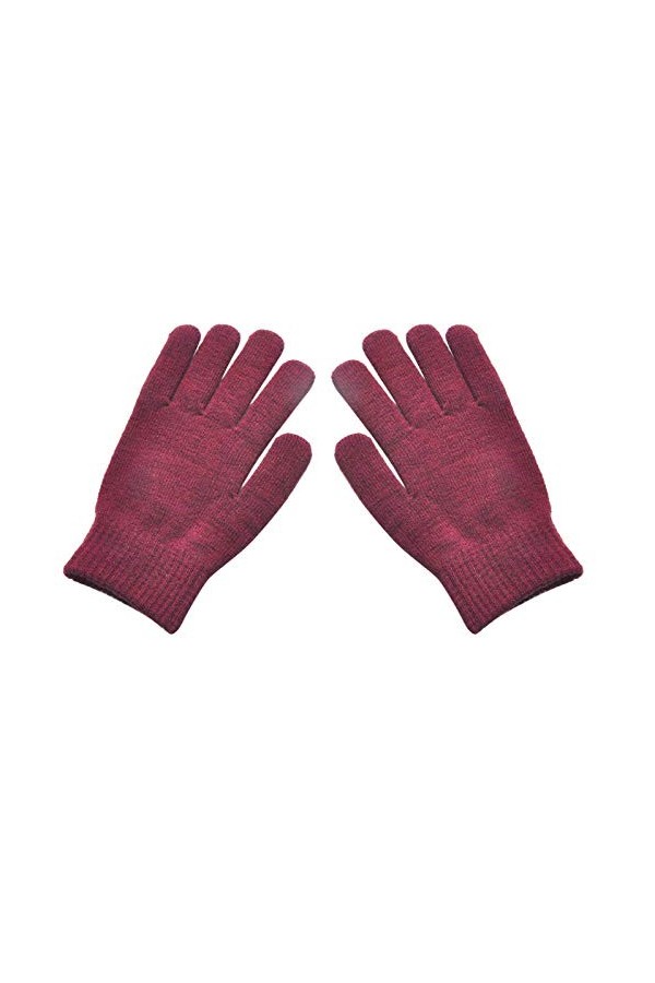 Gants en polaire chaude pour homme et gants dhiver en laine Gants et moufles pour femmes par temps froid chaud dhiver coul