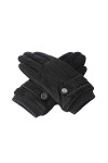 Axdwfd Hiver Doux et Chaud Doublure Laine moufles 100% Gants en Cuir Casual Conduite extérieure for Le Temps Froid Color : C