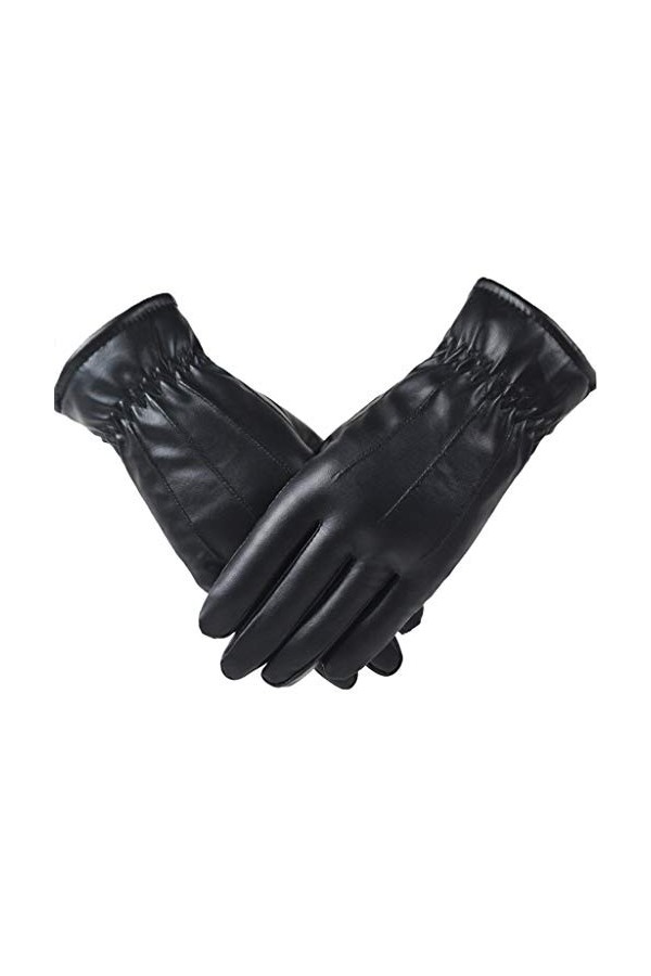 Gants for Femmes épaississants Doubles Gants Chauds Mitaines for Femmes Hiver Chaud par Temps Froid Confortable et léger Col