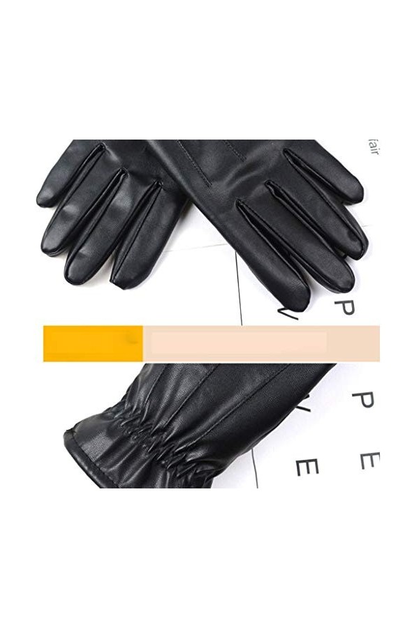 Gants for Femmes épaississants Doubles Gants Chauds Mitaines for Femmes Hiver Chaud par Temps Froid Confortable et léger Col