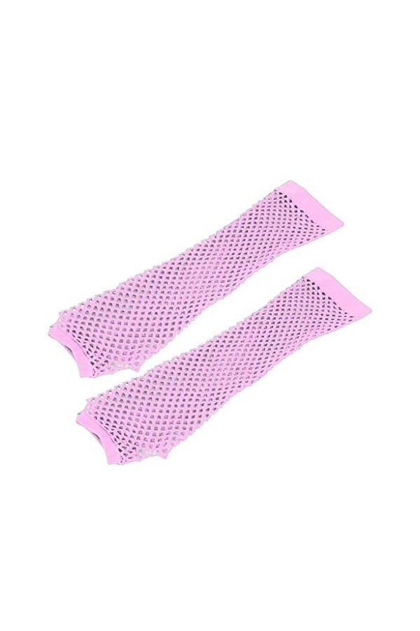 WAAZI Gants de Longueur for Femmes Gants Longs sans Doigts Gants de Mode Gants Mitaines Color : Purple, Size : Einheitsgr��e