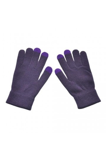 ERICAT Gants Chauds épais tricotés for écran Tactile à Trois Doigts, Mitaines for Cyclisme en Plein air et Ski, Hiver Color 