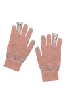 Gants dhiver chauds for femmes Gants dextérieur en tricot Gants Gants Mitaines Hommes Hiver chaud Color : Pink, Size : Ein