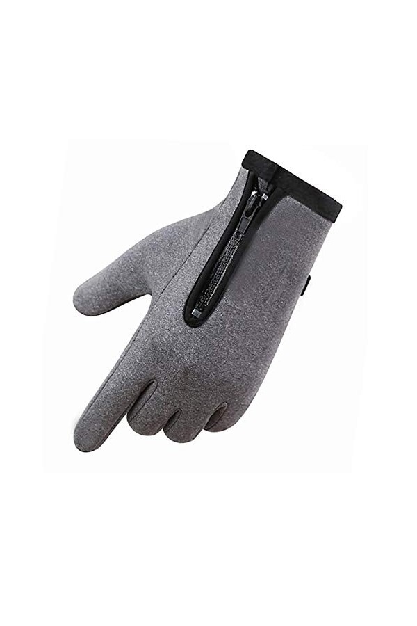 Berrysun Gants Gant Gants Polyester Coupe Randonnée Femme Homme Gants Moufle Color : Brown, Size : XL 