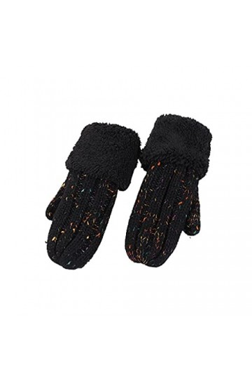 ZAJ Garder au Chaud Gants en Tricot Mignons avec Doublure Chaude - Gants Thermiques for Femmes - Vallage des Gants Confortabl