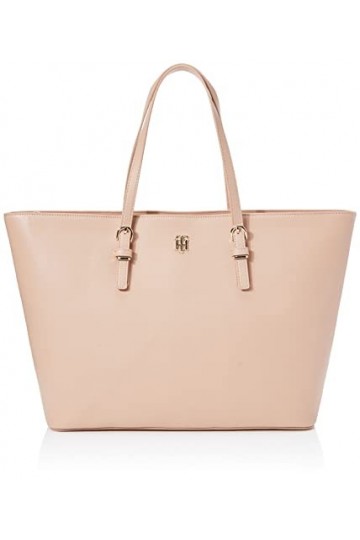 Tommy Hilfiger Femme TH Timeless Medium Sac fourre tout, Sable, M EU