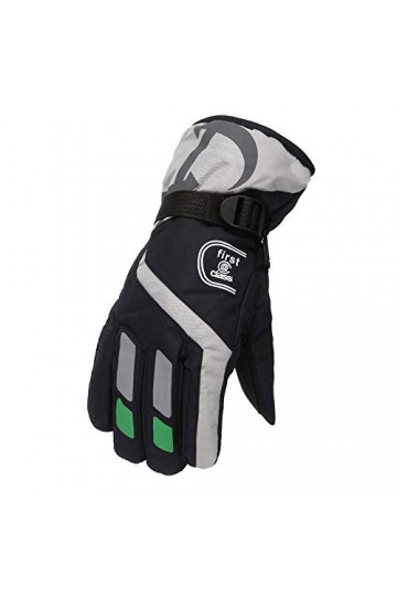 Berrysun Gants Gants Hiver et Chauds Gants Coupe Vent Adulte Gants Gants de Ski Gants Moufles Color : Navy, Size : One Size 