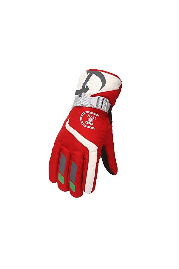 Berrysun Gants Gants Hiver et Chauds Gants Coupe Vent Adulte Gants Gants de Ski Gants Moufles Color : Navy, Size : One Size 