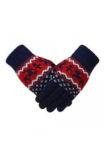 JSJJEDC Gants tricotés for Femmes dhiver Couleur : C, Gloves Size : One Size 