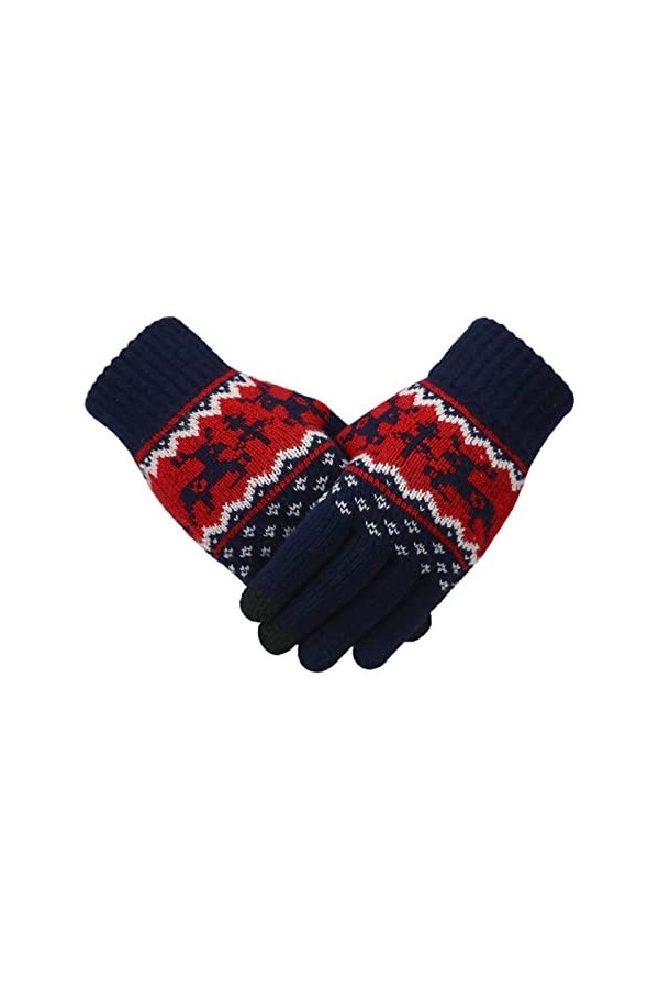 JSJJEDC Gants tricotés for Femmes dhiver Couleur : C, Gloves Size : One Size 