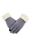 JSJJEDC Gants tricotés for Femmes dhiver Couleur : C, Gloves Size : One Size 