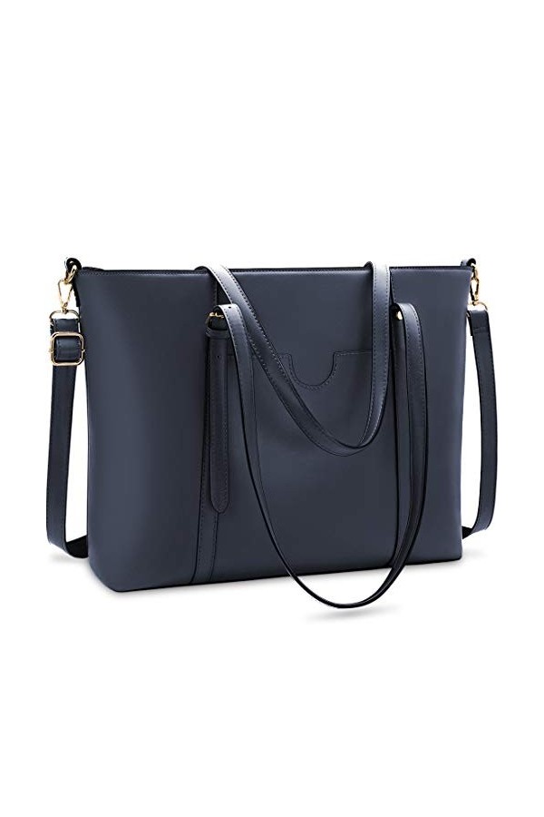 NUBILY Sac Cabas Femmes Grande Capacité PU Cuir Sac de Cours Portable Sac a Main pour Les Cours Imperméable Sac Fourre Tout F