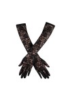 Gants Mitaines Taille Floral for Mariage Gants Dentelle fête Extensible Dentelle 1920 s Adulte Femmes Gants Mitaines Conforta