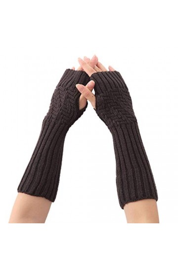 Solide Chauffe-Bras mitaine Solide sans Doigts Gant Long Femmes Hiver Poignet tricoté Gants Gants Mitaines Hommes Hiver Chaud