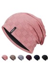 Bonnet souple pour homme et femme, fin et léger, en tricot jacquard, bonnet souple et ample, unisexe, style hip-hop, pour lh