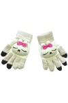 Gants Chauds Mignons écran dhiver épaississement Adulte Mitaines tricotées for Femmes Hiver Froid chauffé Confortable et lég