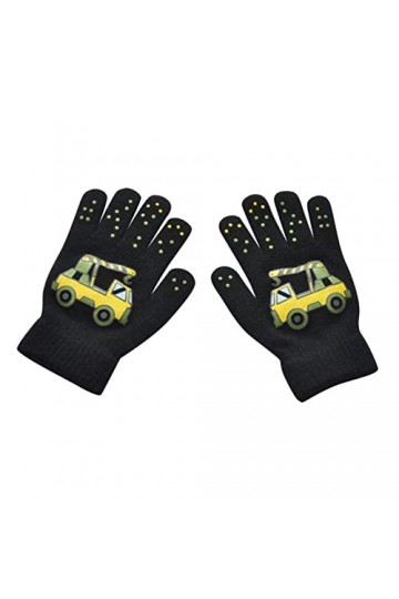 Creative Mobile Gants Téléphone Gants Tricoté Sérigraphié Enfants Mitaines for Femmes Isolation Par Temps Froid Color : F, S