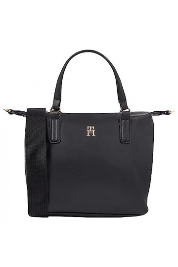 Tommy Hilfiger Poppy Plus Petit sac fourre-tout, noir, taille unique, Noir, Taille unique, Décontracté