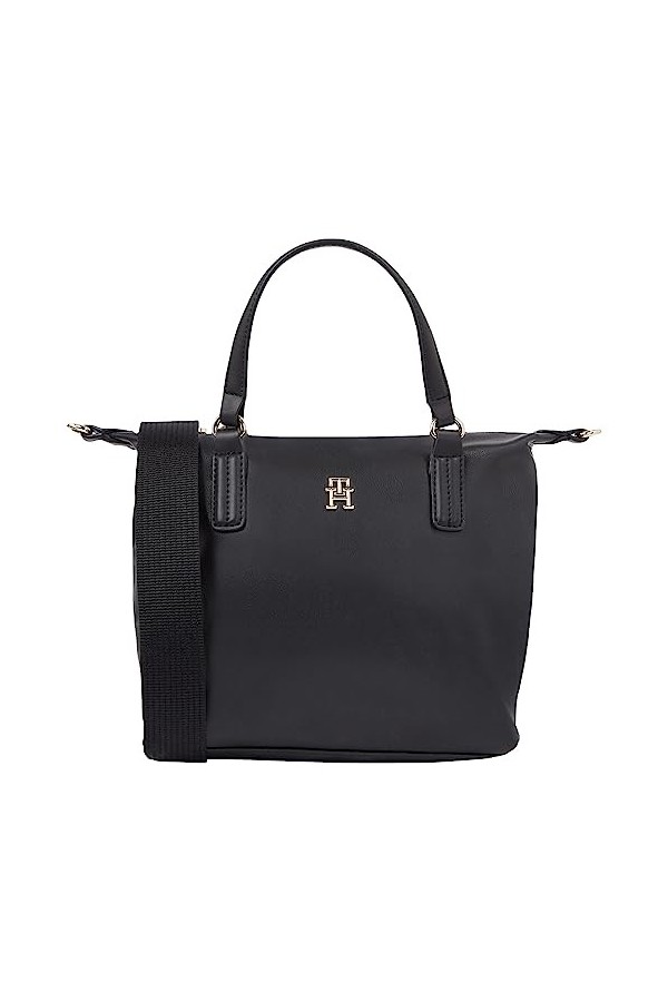 Tommy Hilfiger Poppy Plus Petit sac fourre-tout, noir, taille unique, Noir, Taille unique, Décontracté